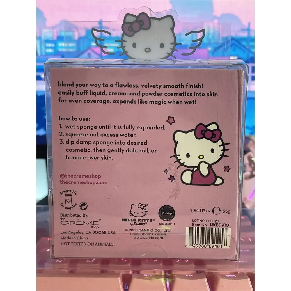 The Creme Shop x Sanrio Hello Kitty Premium Plush Blender Duo Pink Bow LE